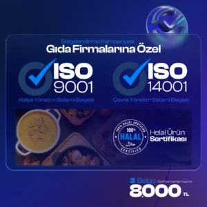 2 adet ISO belgelendirme kampanyası paketi