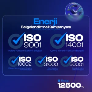 Enerji Firmalarına Özel Belgelendirme Kampanyası